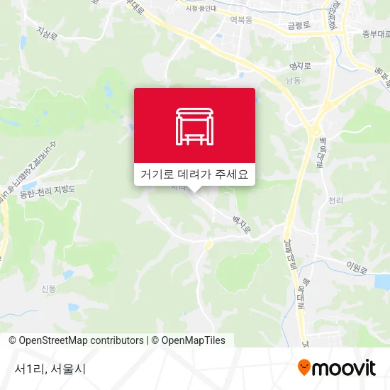 서1리 지도