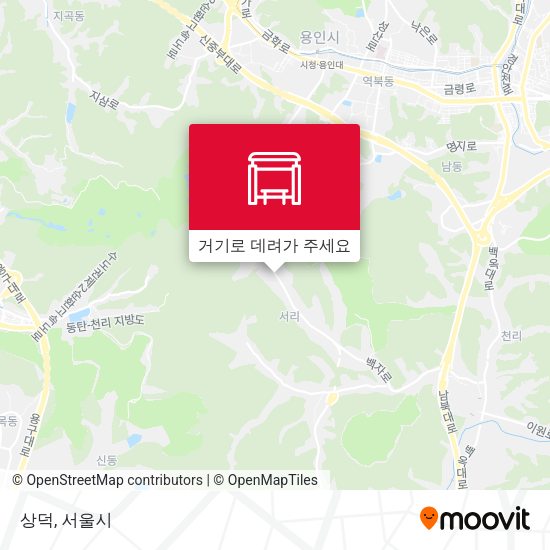 상덕 지도