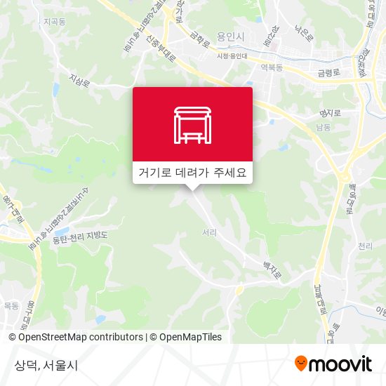 상덕 지도