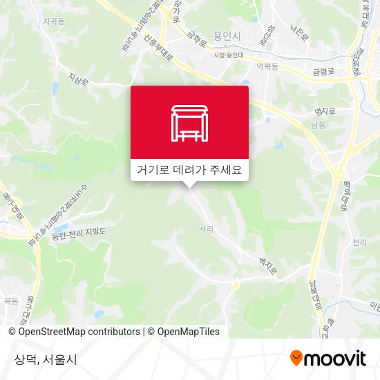 상덕 지도