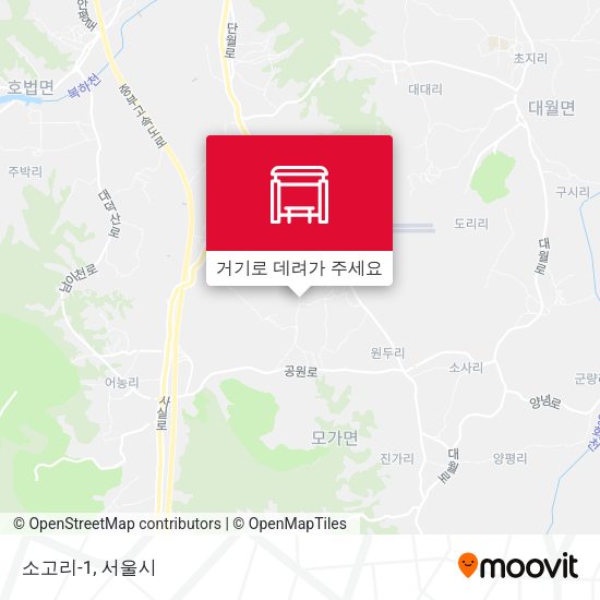 소고리-1 지도