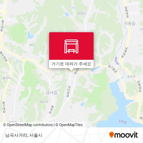 남곡사거리 지도