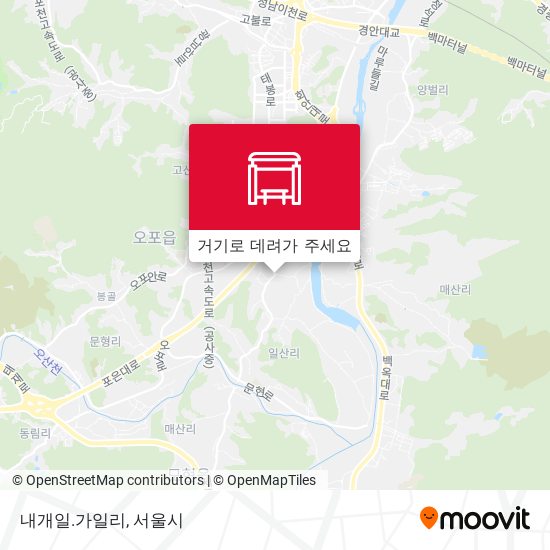 내개일.가일리 지도