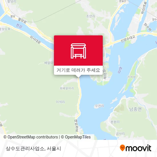 상수도관리사업소 지도