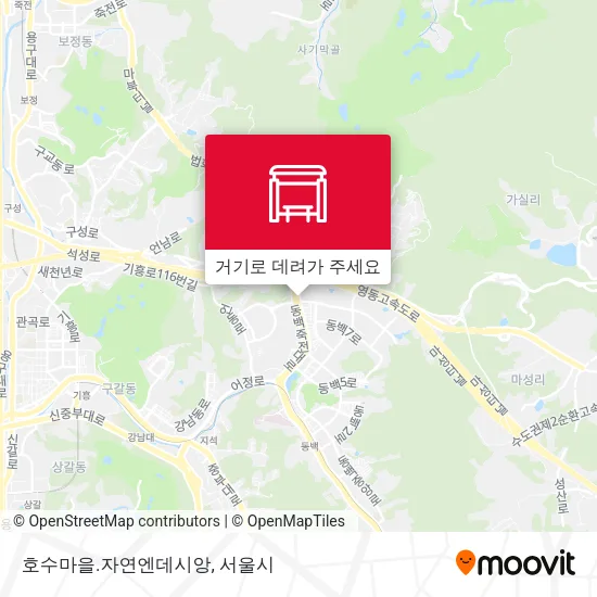 호수마을.자연엔데시앙 지도