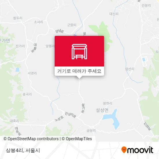 상봉4리 지도