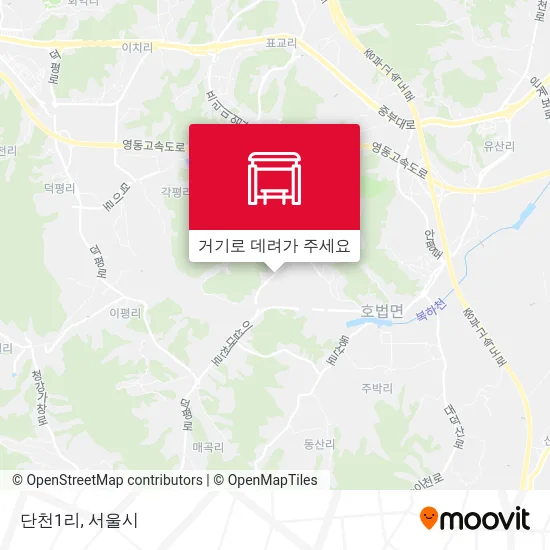단천1리 지도