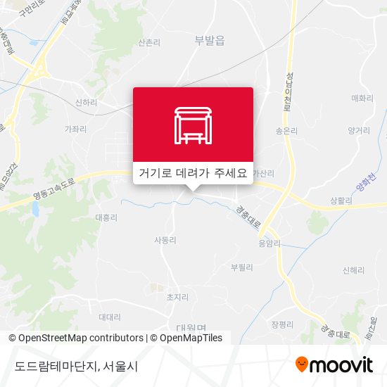 도드람테마단지 지도