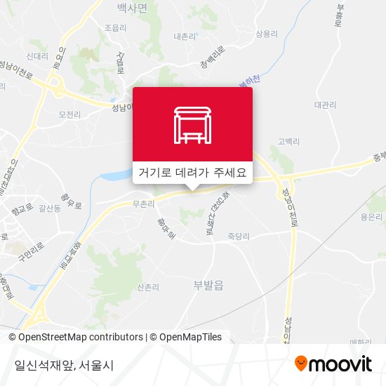 일신석재앞 지도