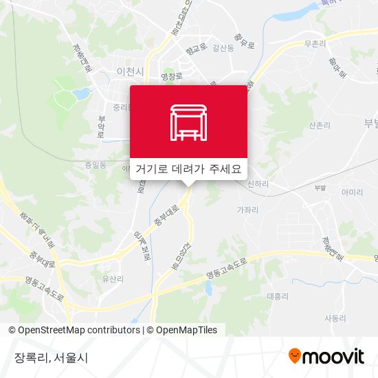 장록리 지도