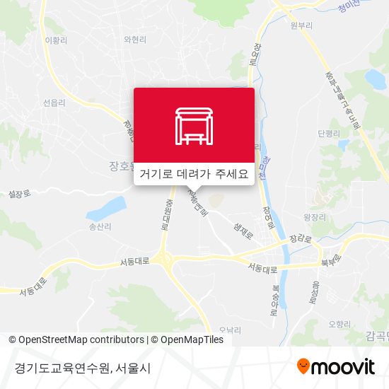 경기도교육연수원 지도