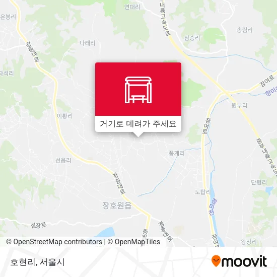 호현리 지도