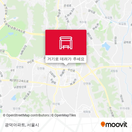 광덕아파트 지도