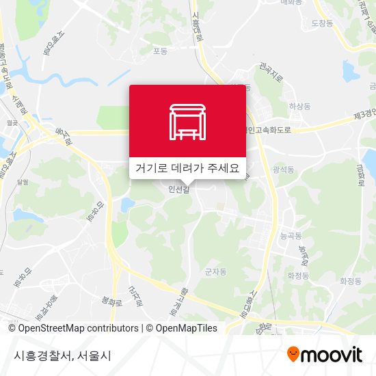 시흥경찰서 지도
