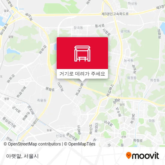 아랫말 지도