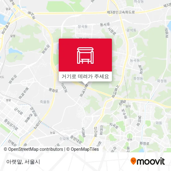 아랫말 지도