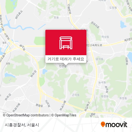 시흥경찰서 지도
