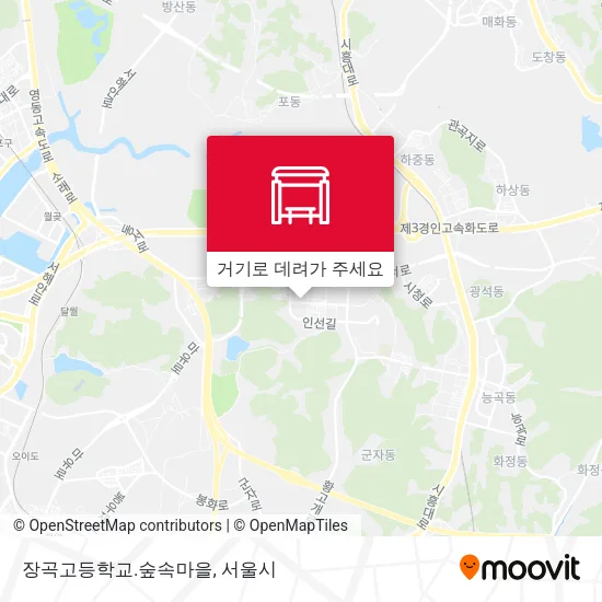 장곡고등학교.숲속마을 지도