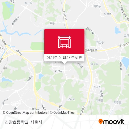 진말초등학교 지도