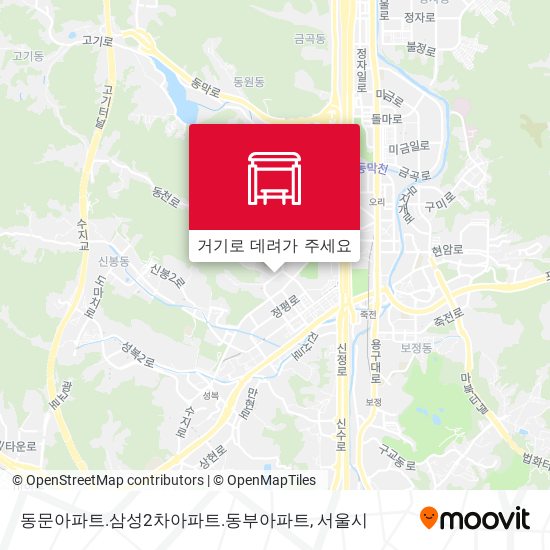 동문아파트.삼성2차아파트.동부아파트 지도