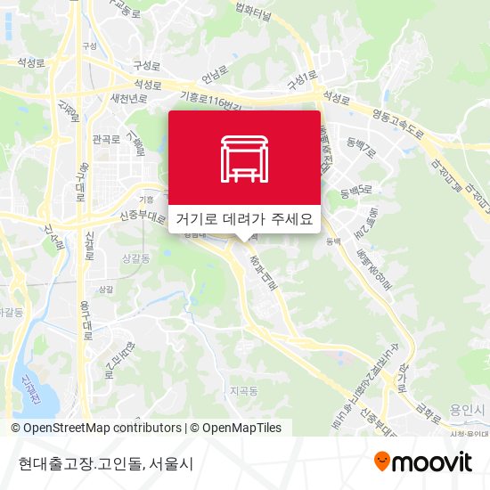 현대출고장.고인돌 지도