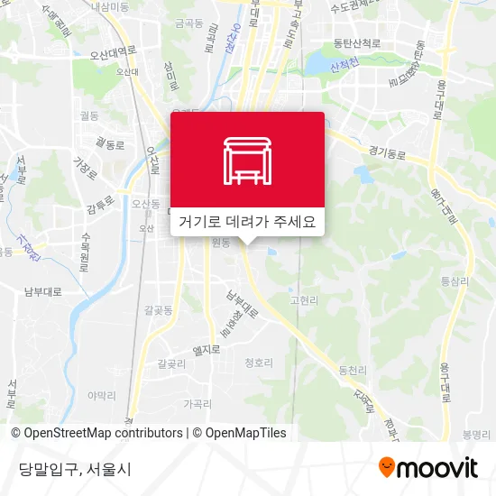 당말입구 지도