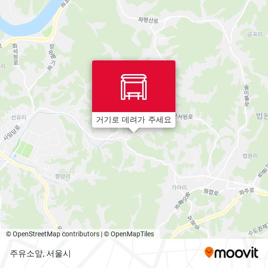 주유소앞 지도