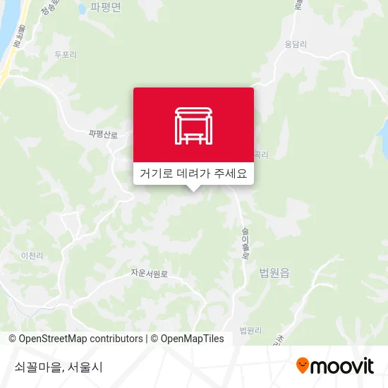 쇠꼴마을 지도