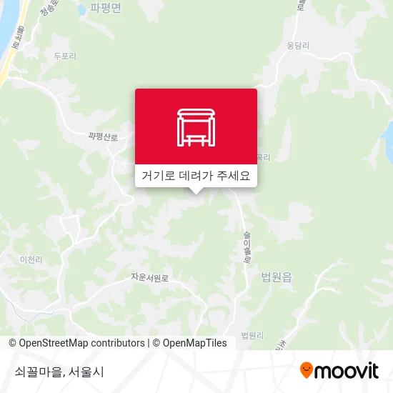 쇠꼴마을 지도
