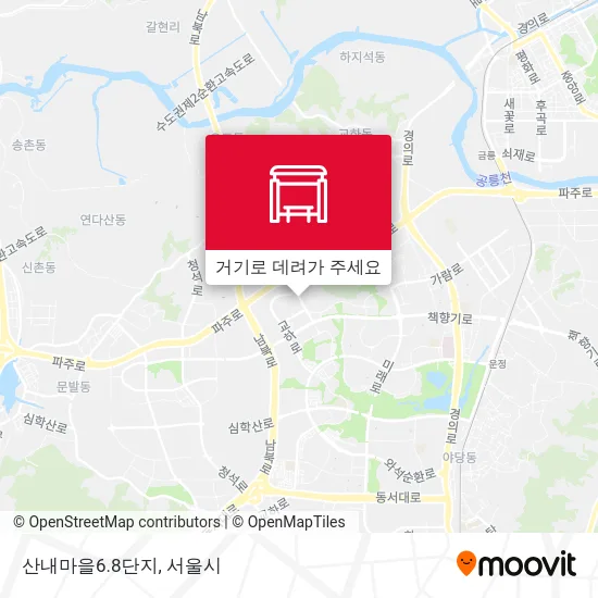 산내마을6.8단지 지도