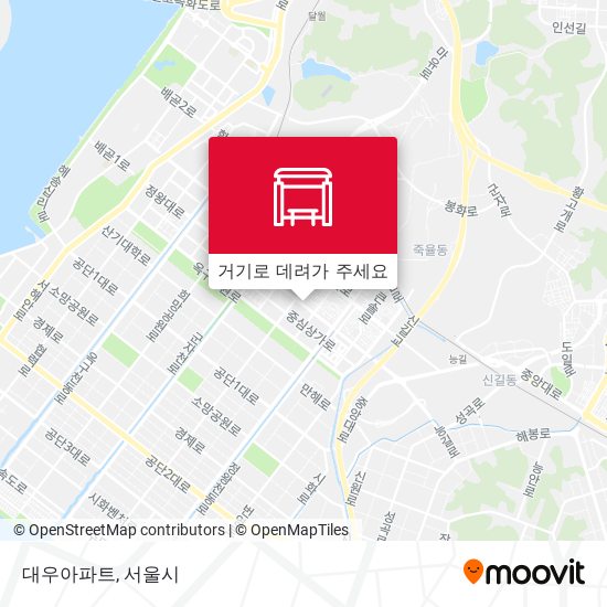 대우아파트 지도