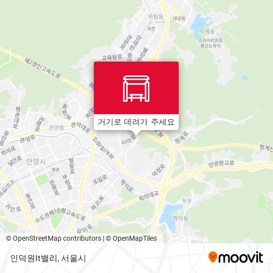 인덕원It밸리 지도