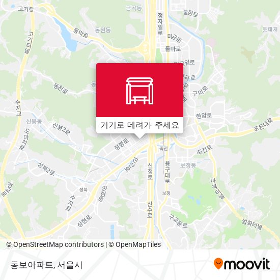 동보아파트 지도