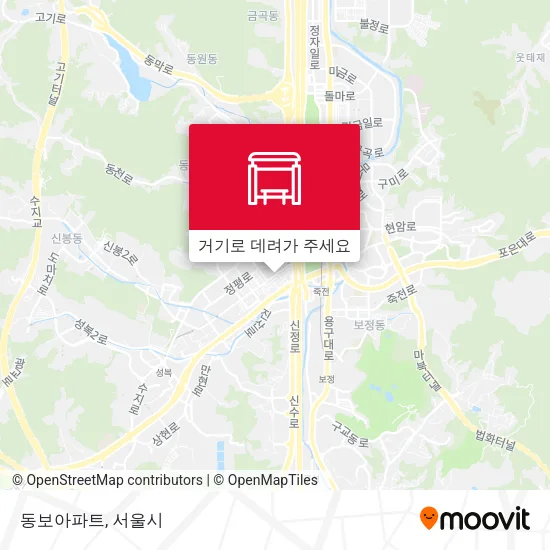 동보아파트 지도