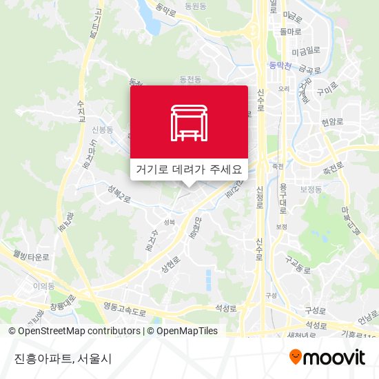 진흥아파트 지도