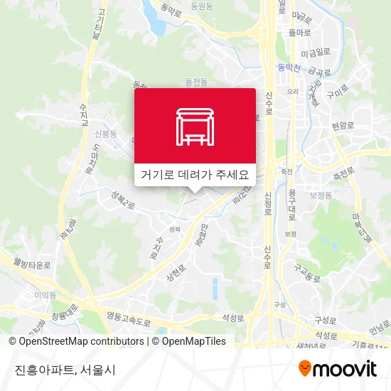 진흥아파트 지도