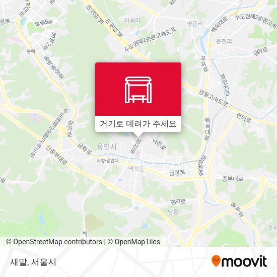 새말 지도