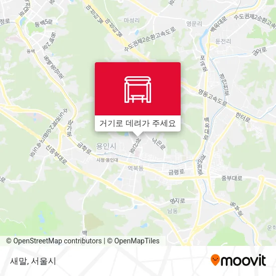 새말 지도
