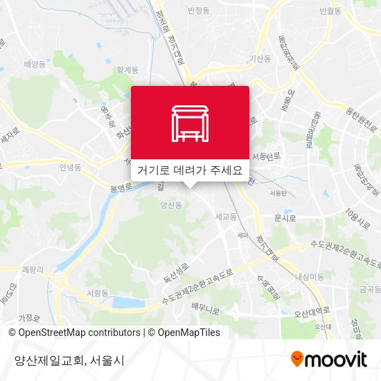 양산제일교회 지도