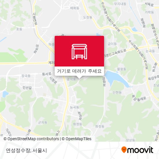 연성정수장 지도