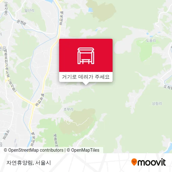 자연휴양림 지도