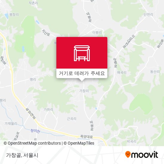 가창골 지도