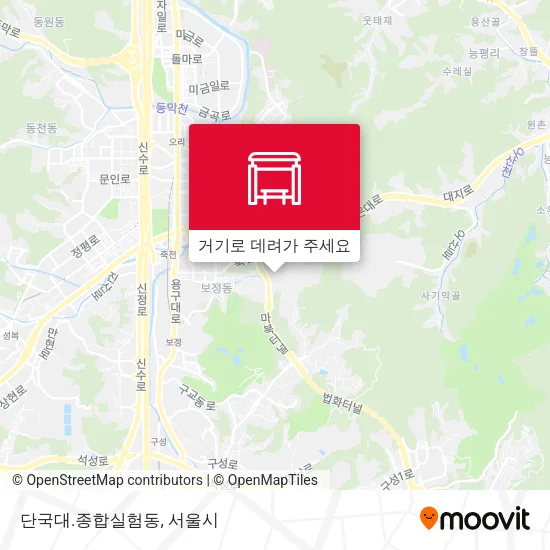 단국대.종합실험동 지도