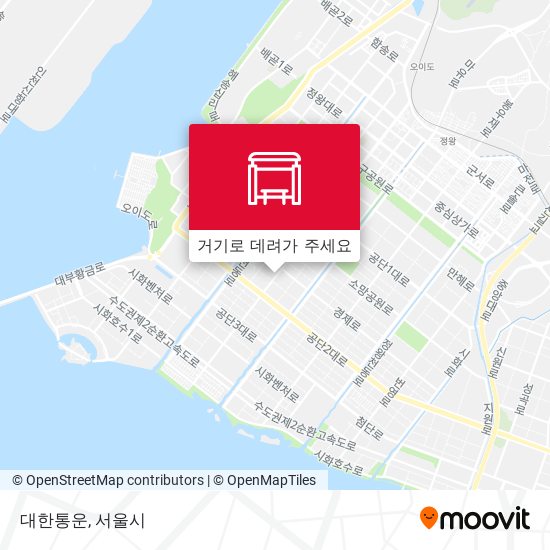 대한통운 지도