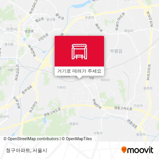 청구아파트 지도