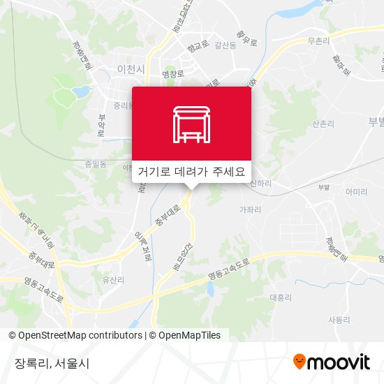 장록리 지도