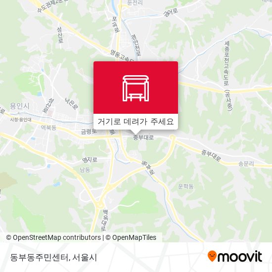 동부동주민센터 지도