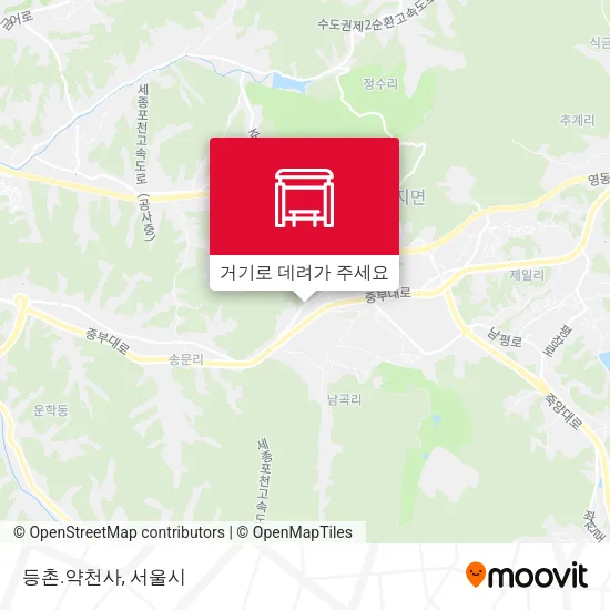등촌.약천사 지도