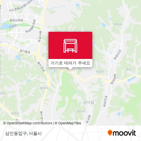 삼인동입구 지도