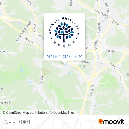 명지대 지도